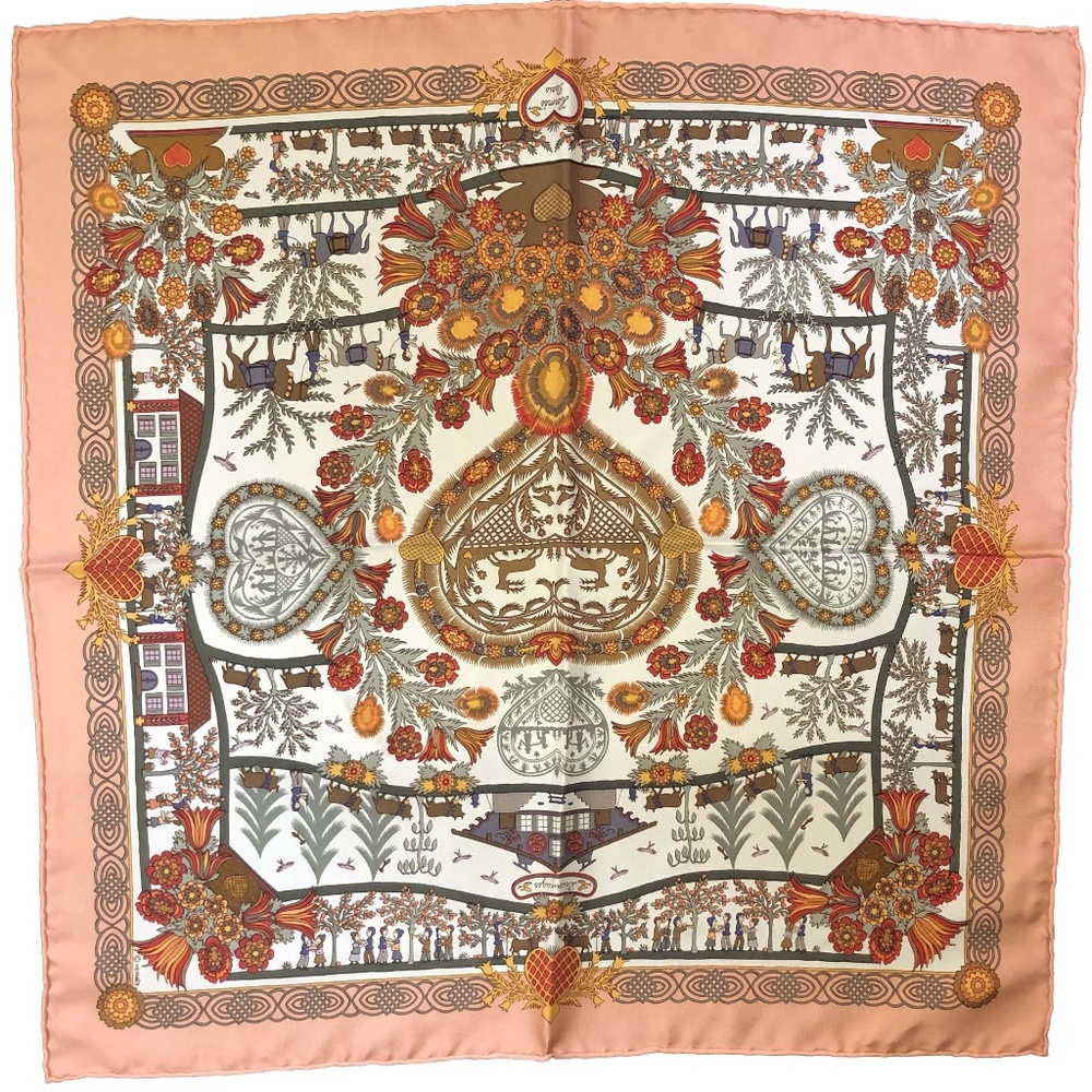 Hermes Decoupages Scarf